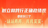 【党政专栏】树立和践行正确政绩观要做到三个“认认真真、扎扎实实” ...